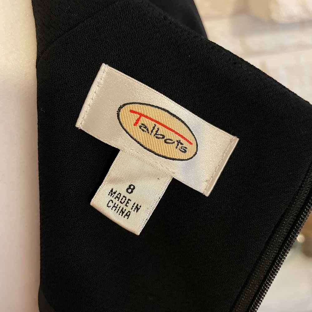 Black Talbots Long Sleeve Polyester Cocktail Dress - image 6